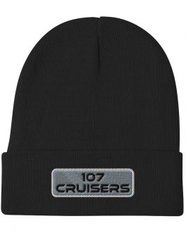 107 Cruisers Beanie – Embroidered with Background