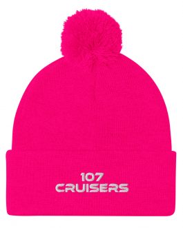 107 Cruisers Pom-Pom Beanie – Embroidered