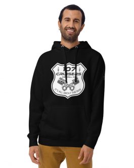 107 Cruisers Comfort Fit Hoodie – Chest and Left Sleeve Prints