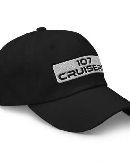 107 Cruisers Baseball Hat – Embroidered with Background